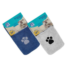 Pet Microfibre Drying Towel - 100 x 50cm, assorted